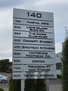 Standing monument sign installed by Genesis Signs & Graphics in Long Island, NY