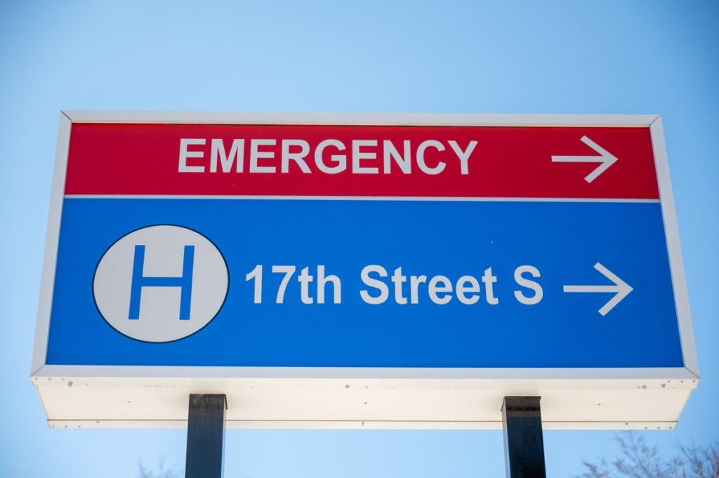 Hospital Wayfinding Sign