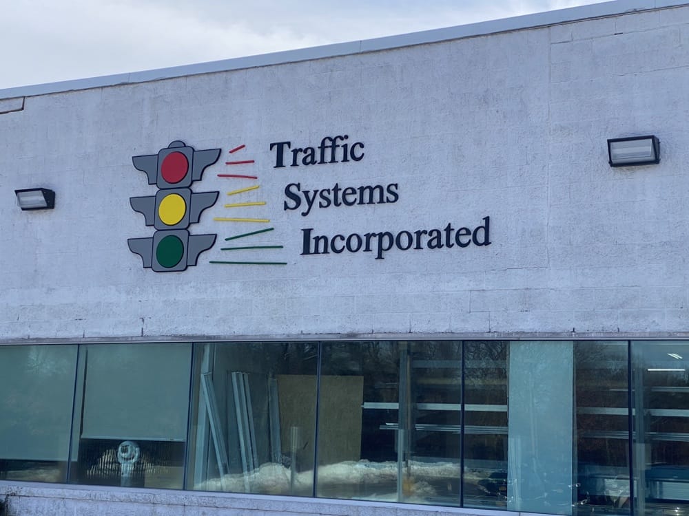 3D Acrylic Letter and Logo for Traffic Systems Incorporated